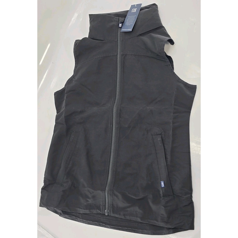 Cutter‎ & Buck Women's Charter Eco Packable Vest Black New - Size XS